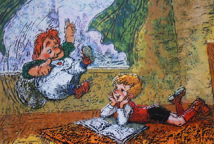Малыш и карлсон картинки из книги, лошадью своими