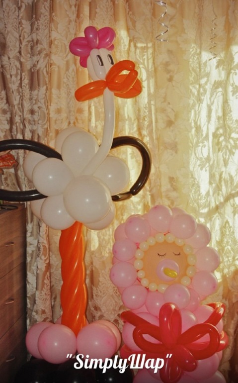 оформление воздушными шарами