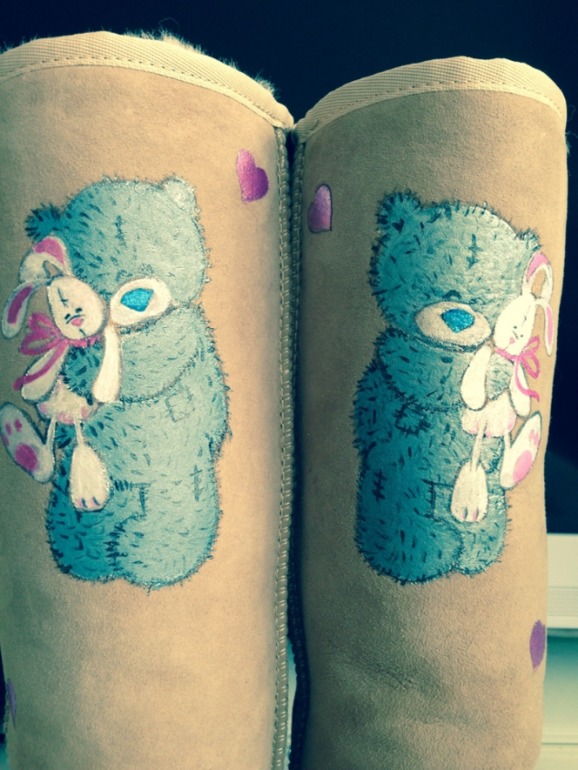 UGGS расписные !Мишки Тедди 35р-р