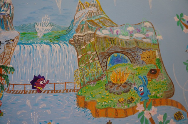 Стена в детской комнате