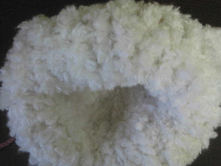 Очень тепленькая шапочка для девочки и котошарфик