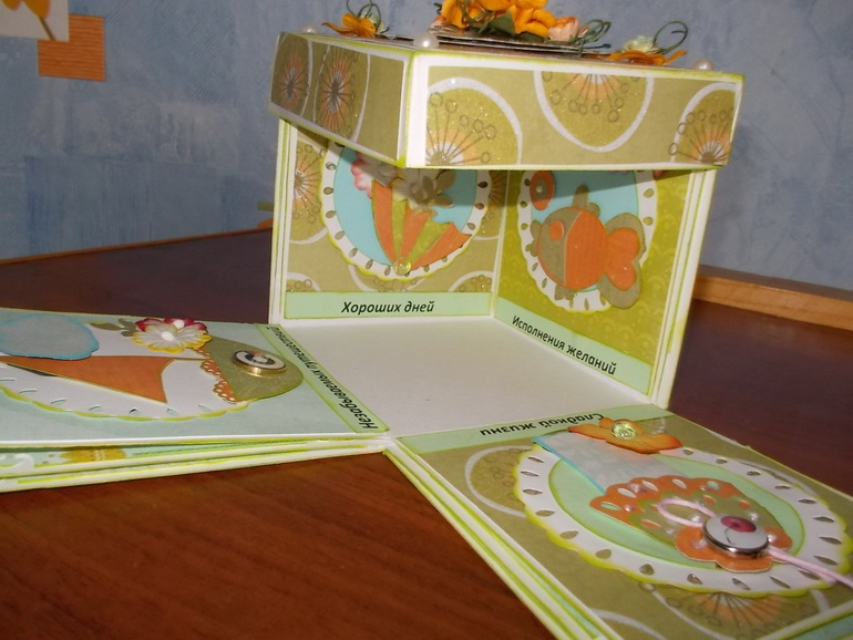 Коробочка- альбом с поздравлениями