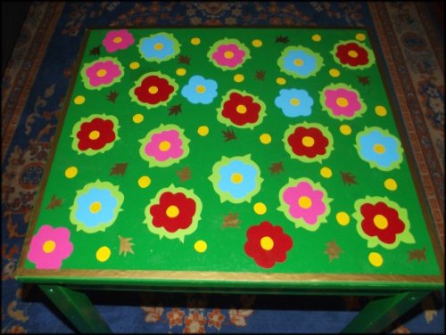 Декорирование детского стола для творчества