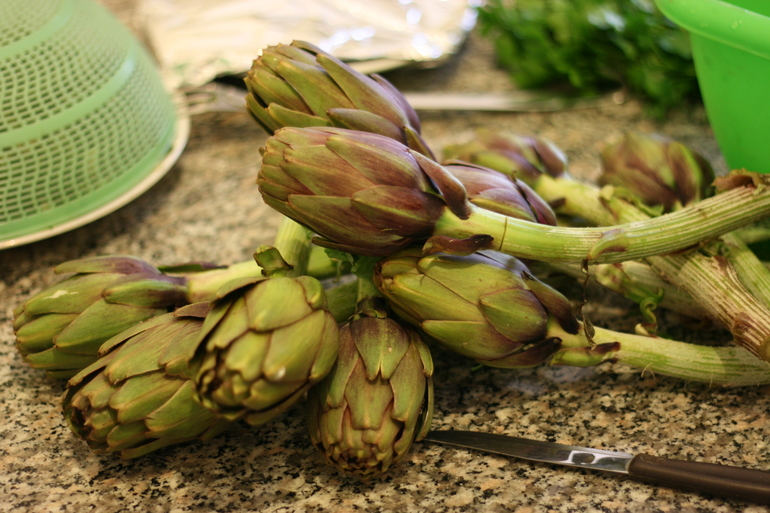 Гарнир: артишоки