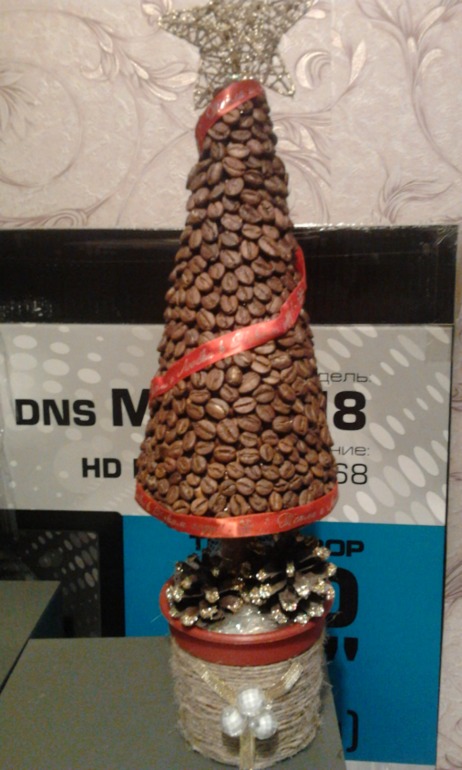 кофейная елочка))) моя первая)