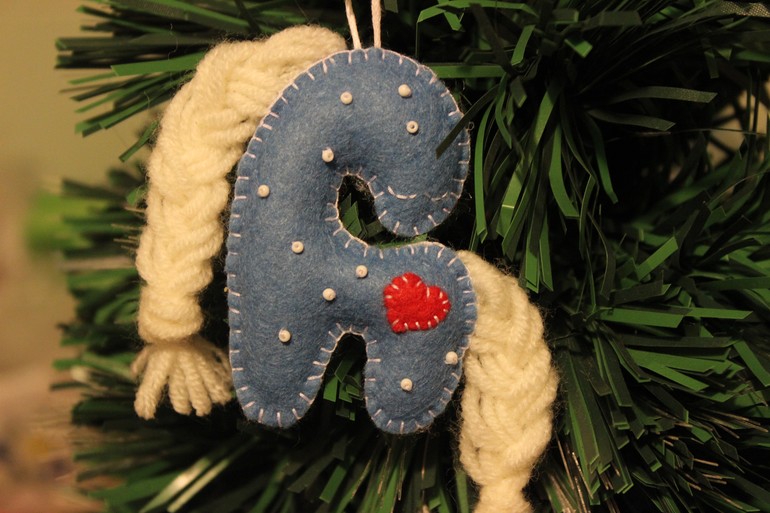 Фетровые зимние игрушки