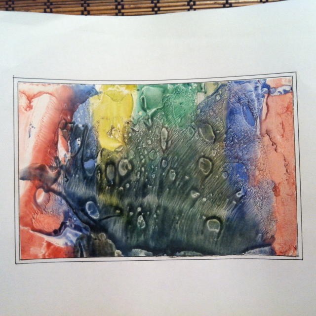 Порисовали с Марусей)