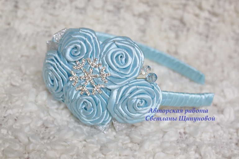 Ободочек "Снежинка"