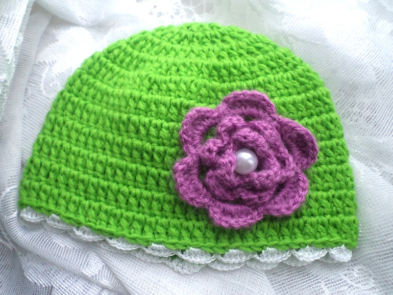 шапочки для новорожденных