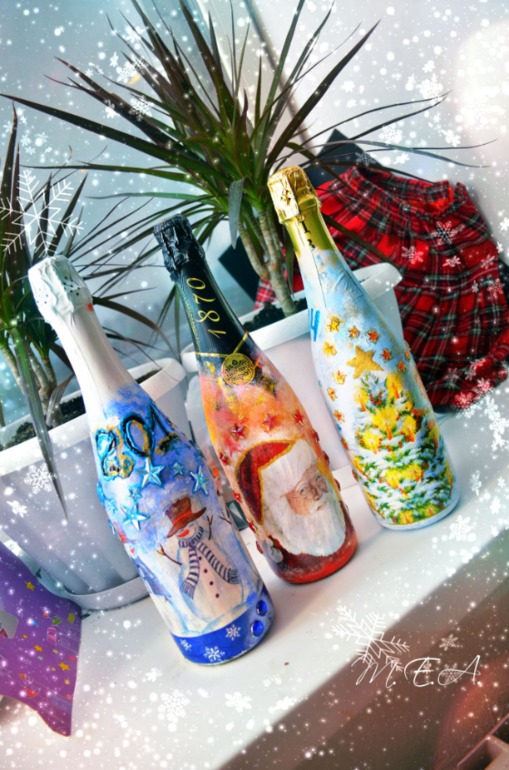 Новогоднее шампанское на стол!