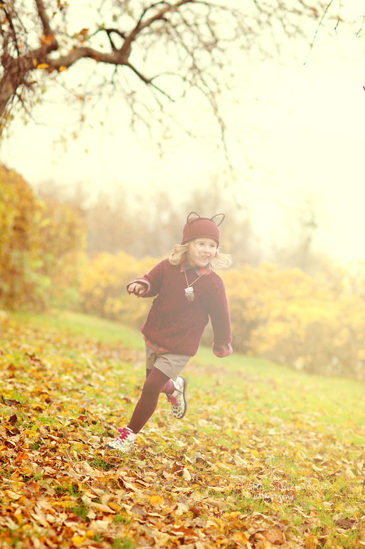 Милла, осенняя прогулка