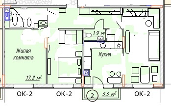 Перепланировка трешки