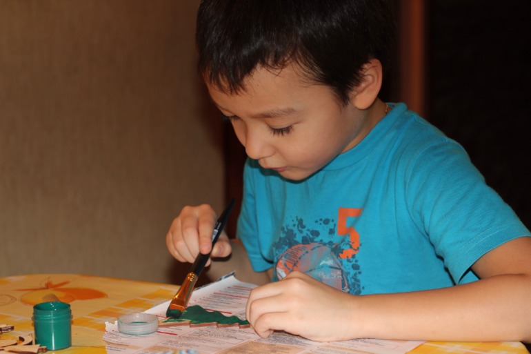 Новогодняя поделка в сад и на елку