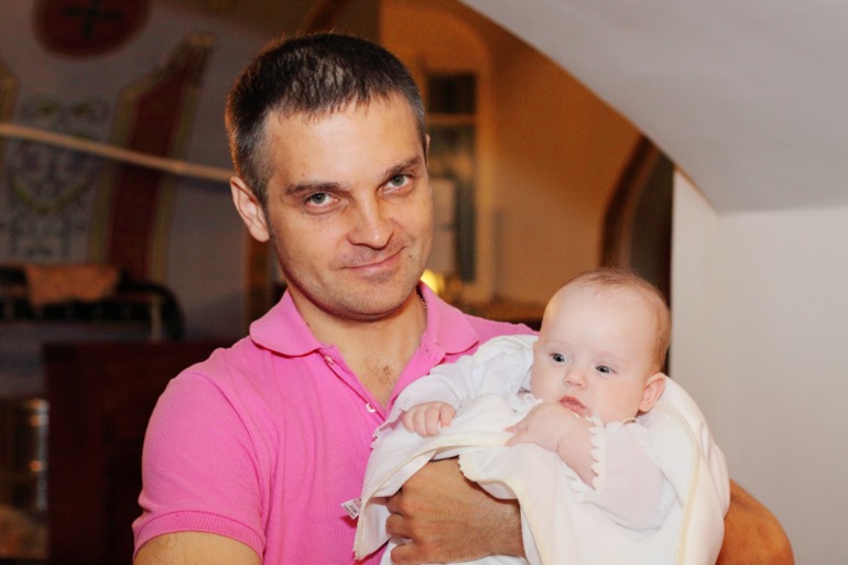 Крещение Виктории!