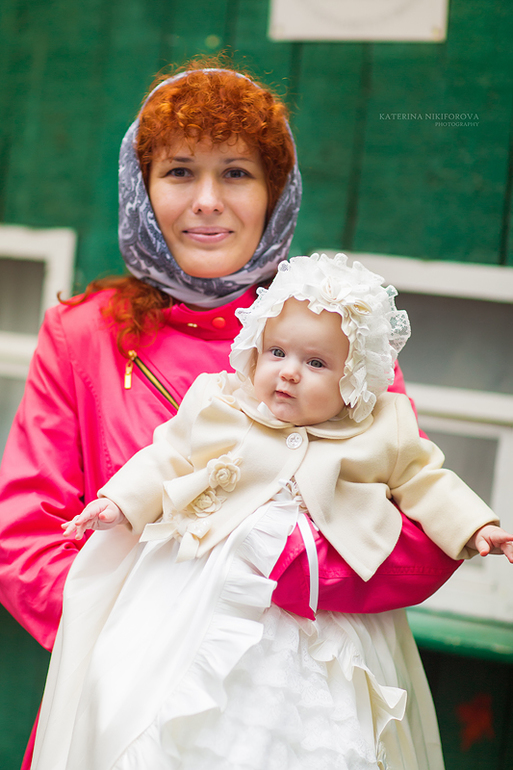 Крещение Виктории! Вторая часть. Фотосет от Катерины.