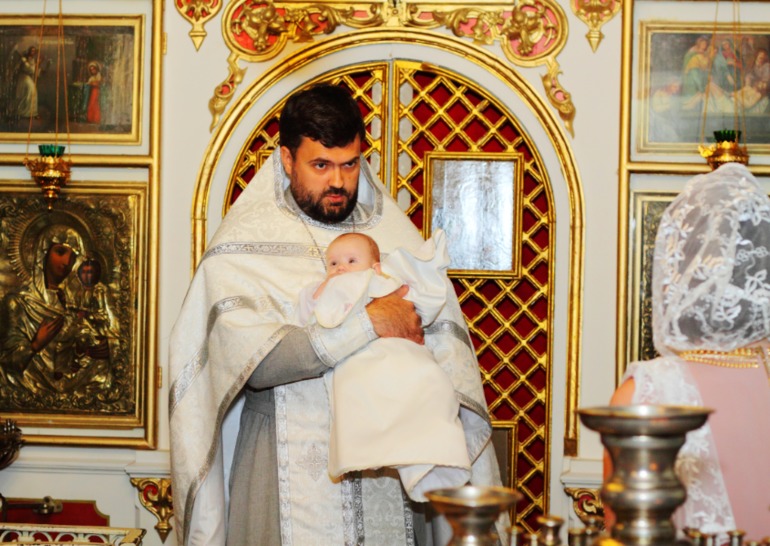 Крещение Виктории!