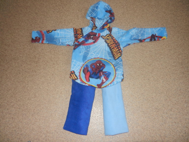 анорак с капюшоном из флиса для мальчика