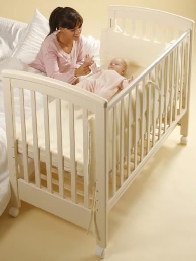 Кровать для новорожденных приставная к кровати родителей