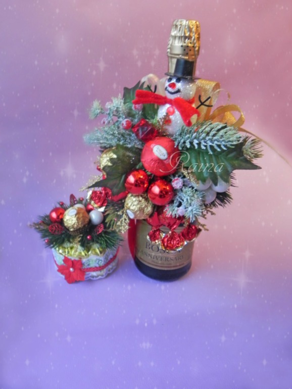 Я с шампусиком и пирожным.