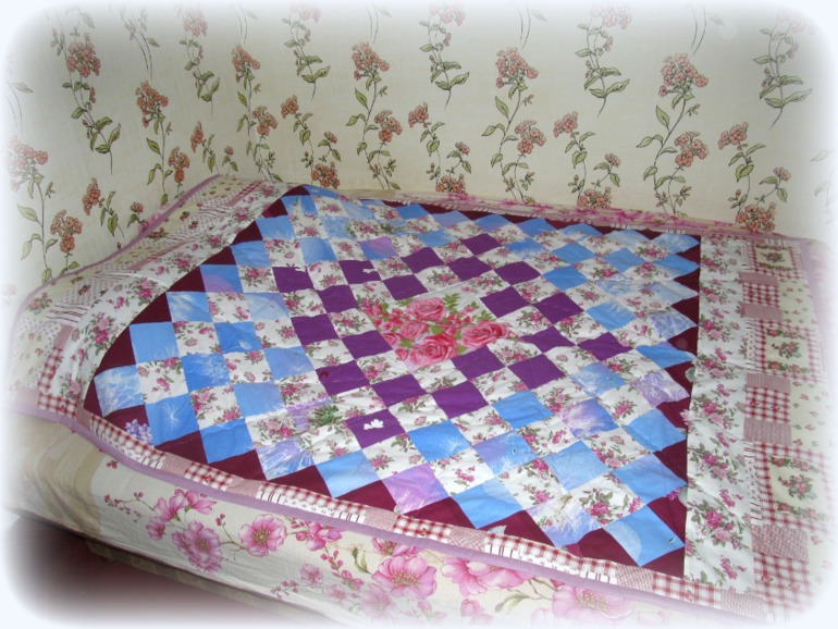 Плед "Розы" для девочки/девушки.