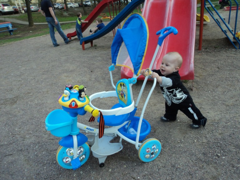 Велосипед трехколесный geoby disney SR80AR