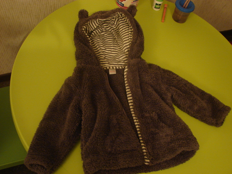 Шубка mothercare на 1 год и 2 шапочки next