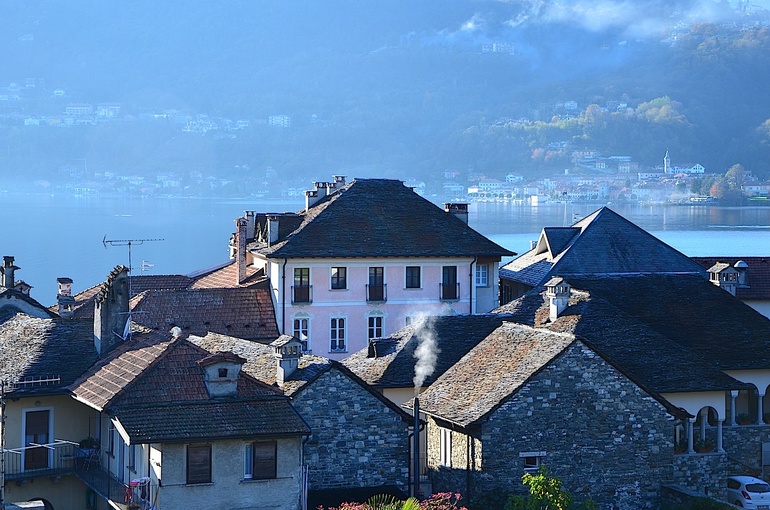 Oзеро Орта (Италия). Ноябрьские прогулки.