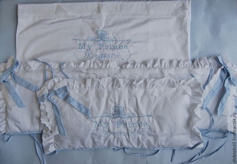 Бортики в детскую кроватку 