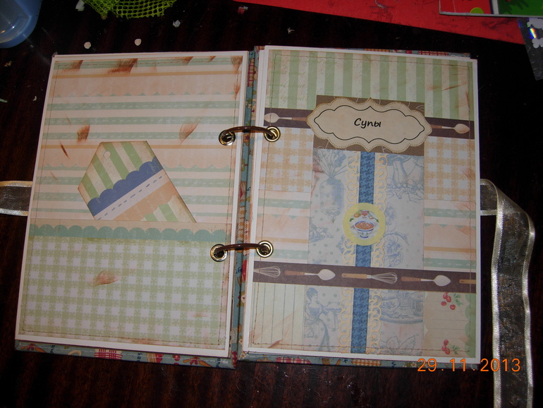 Кулинарная книга, а скорее кулинарная папка