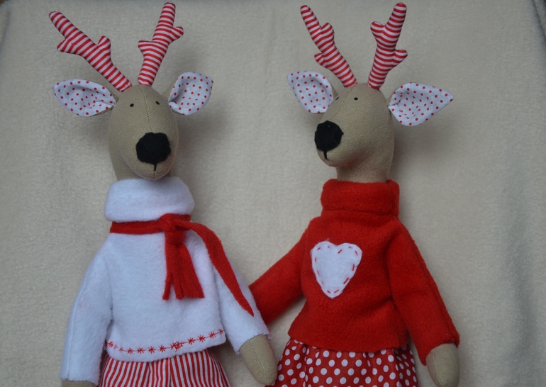 Парочка новогодних оленей:)