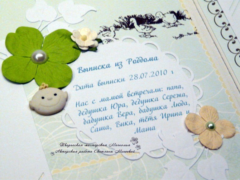 Большой фотоальбом для Матвея и папка для документов