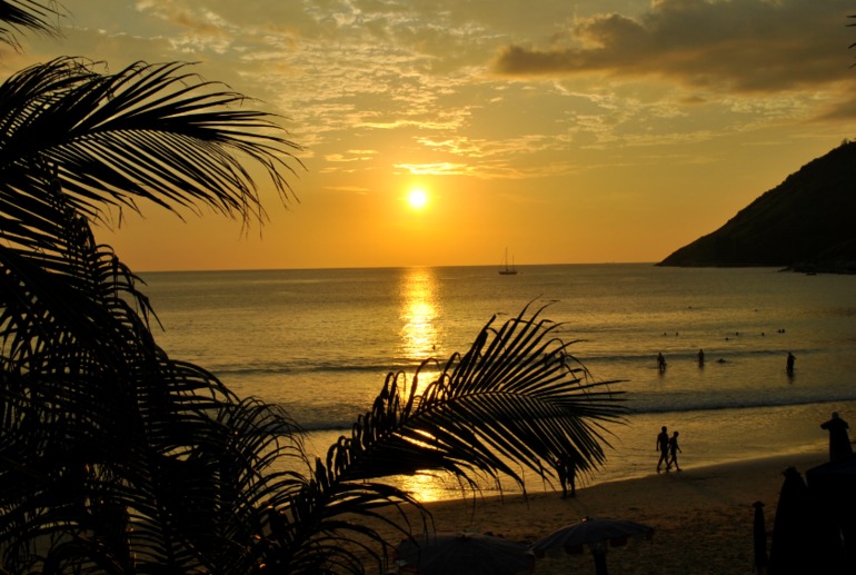 Красивый закат на Найхарне и мои модельки))) (ноябрь, 2013)