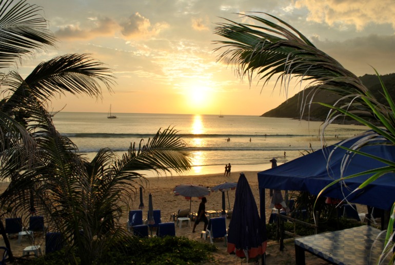 Красивый закат на Найхарне и мои модельки))) (ноябрь, 2013)