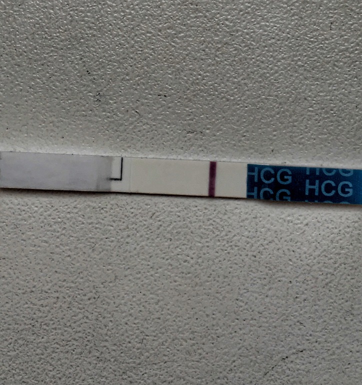 Фото теста на беременность до задержки месячных