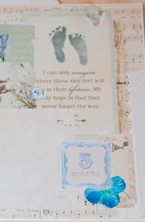 Большой и нежный альбом для мальчика на первый год.