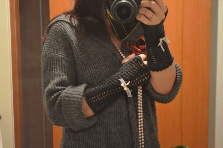 Митенки дымка