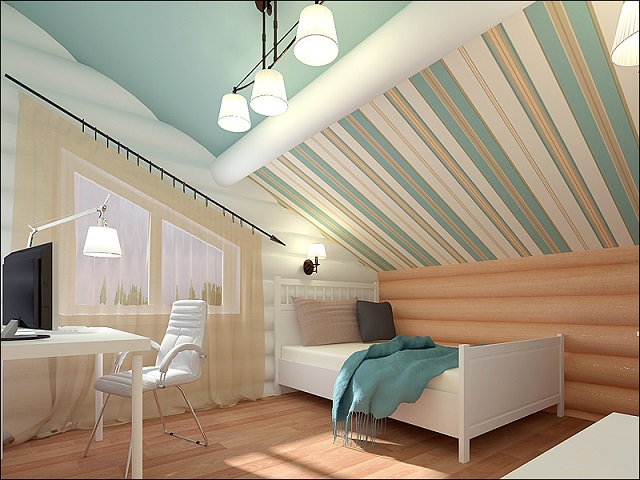 Обалденный белый деревянный дом:)