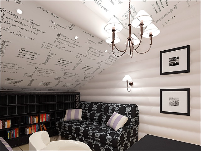 Обалденный белый деревянный дом:)