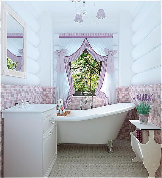 Обалденный белый деревянный дом:)