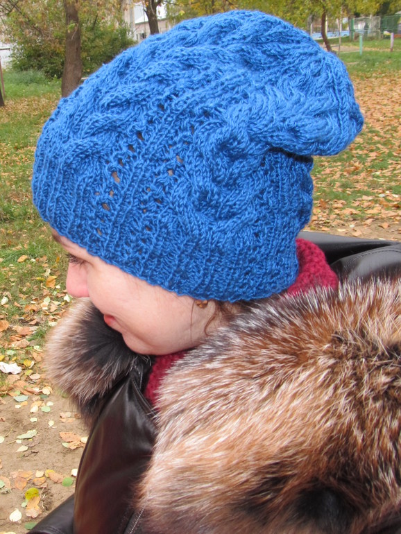 Моя шапка STARR от Kim Hargreaves