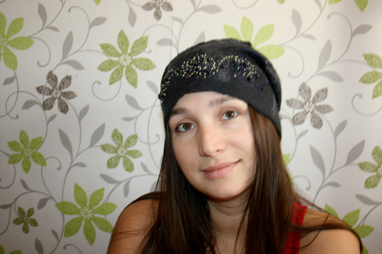 комплект 6 - шапочка и варежки