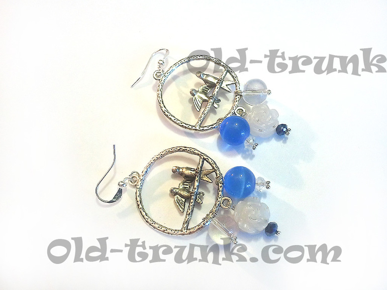 Комплект с содалитом. Зимний сад.