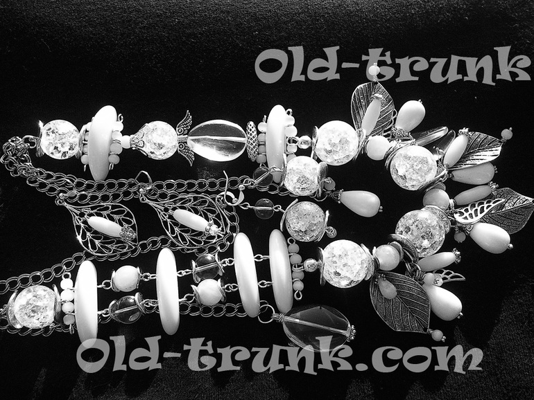 Комплект. Пухлый ангел в зимнем лесу.