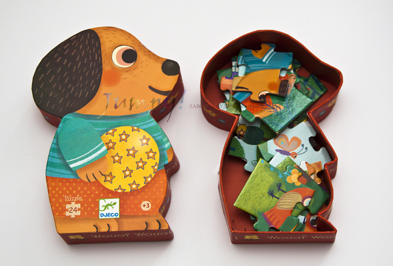 Красивые качественные пазлы в больших подарочных коробках Djeco по 689 руб!