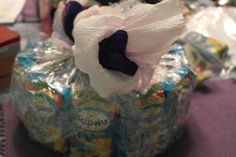 сладкий подарок на день рождения