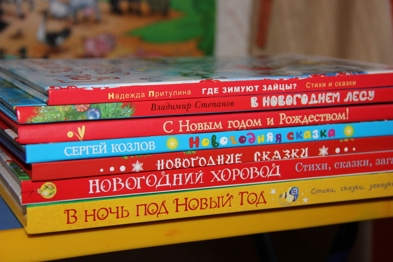 Наши новогодние книги.
