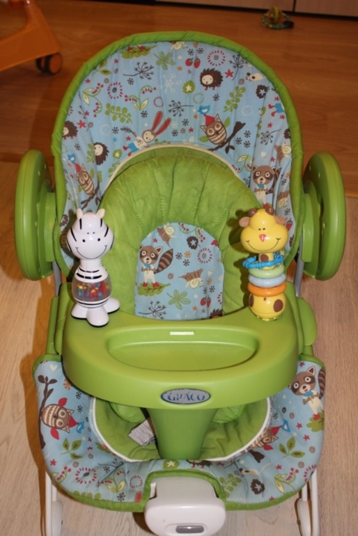 Электронные качели Graco 2 в 1 с шезлонгами, 2 шт.