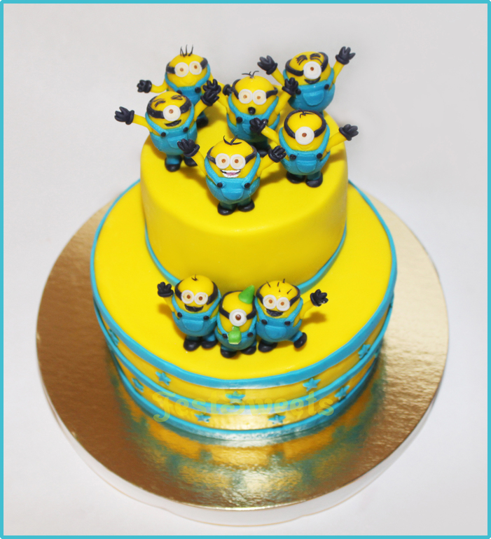 Торт с миньонами))