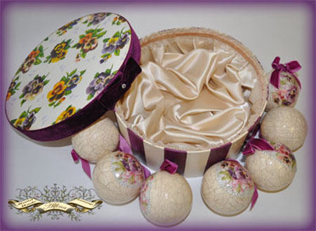 Мастер-класс по созданию комплекта новогодних игрушек