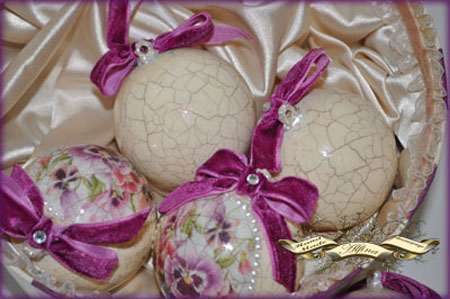 Мастер-класс по созданию комплекта новогодних игрушек